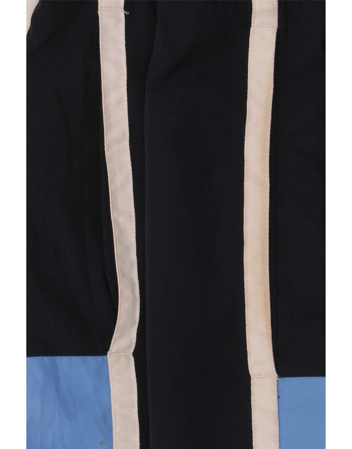 Lacoste Herren-Sportshorts, Größe 2 XS, marineblaues Farbblock-Polyester