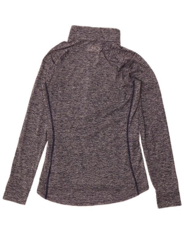UNDER ARMOUR Damen Heat Gear Pullover-Trainingsanzug-Oberteil, UK 10, Größe S, Marineblau