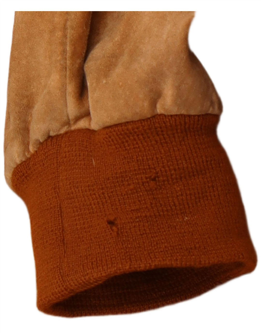 VINTAGE Herren Wildleder Bomberjacke UK 42 XL Braunes Leder