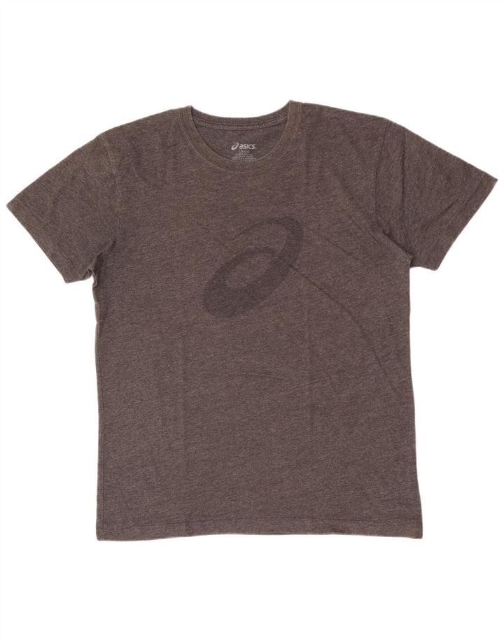 Asics Herren Grafik T-Shirt Top Large Grau