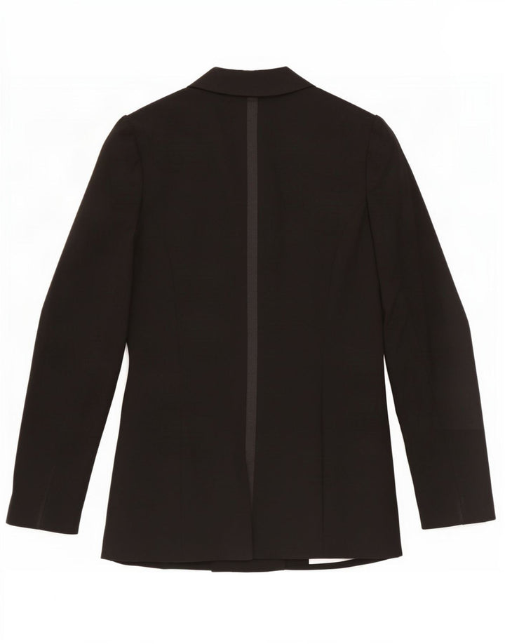 Marks & Spencer Damen-Blazer mit 2 Knöpfen, UK 14, Mittelschwarz, Polyester