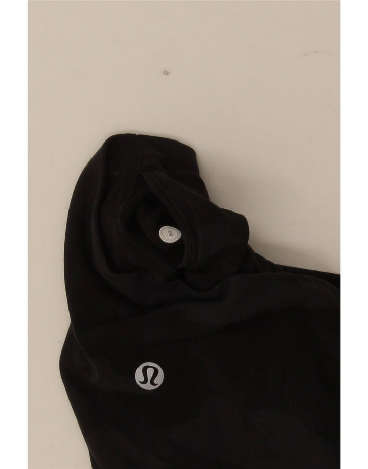 Lululemon Damen Leggings US 2 XS Schwarz Colourblock
