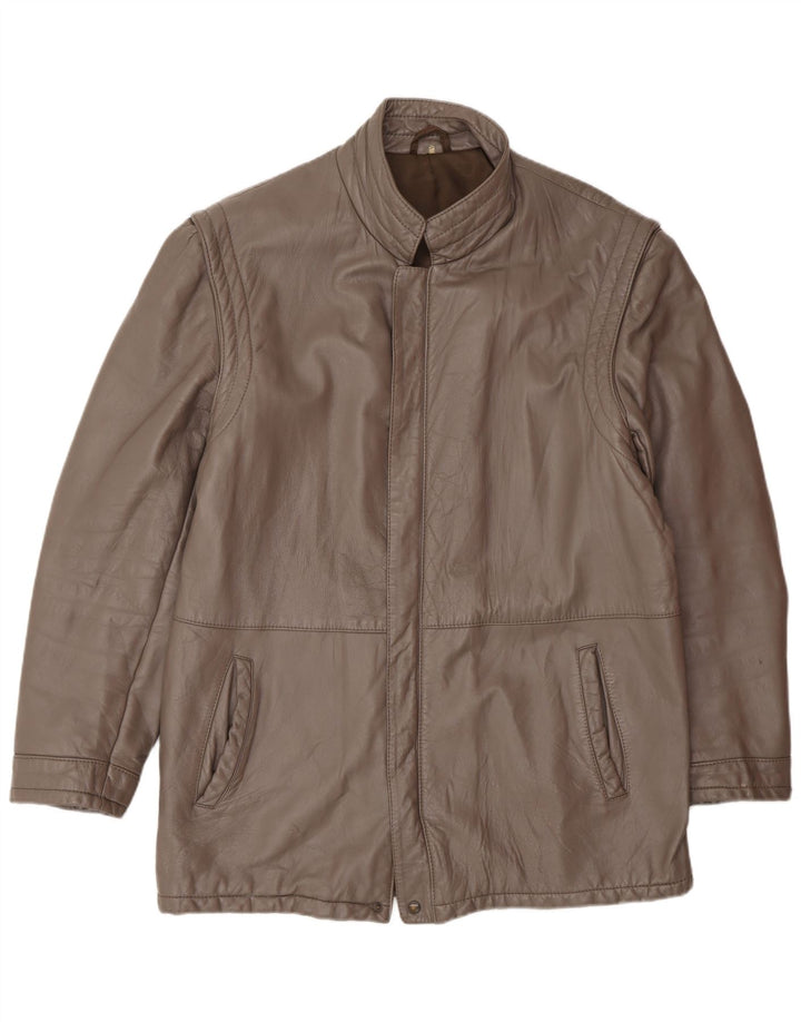 Vintage Herren Lederjacke UK 40 Large Braun