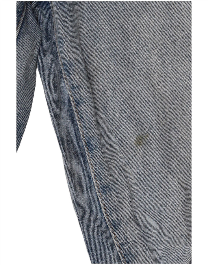 Roxy Damen Distressed High Waist Jeans W26 L30 Blaue Baumwolle