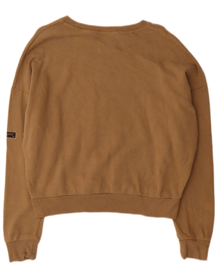SUPERDRY Damen-Sweatshirt in Übergröße mit Grafik, UK 12, Mittelbraun