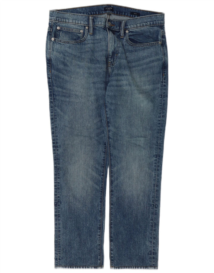 J. Crew Herren Slim Jeans W34 L28 Blaue Baumwolle