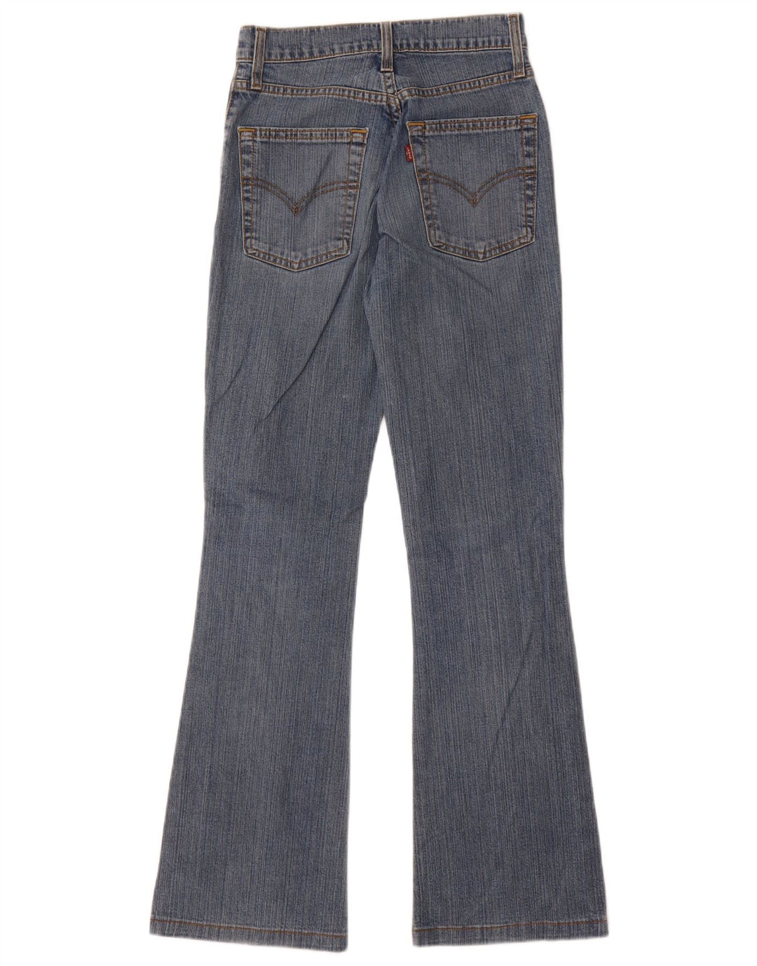 Levi's Schlagjeans für Damen, W26, L34, blaue Baumwolle