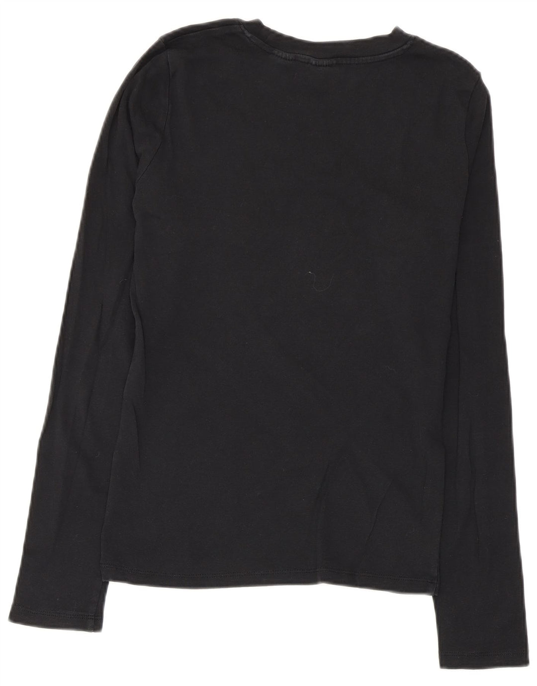 Levi's Damen Top Langarm UK 12 Medium Schwarz