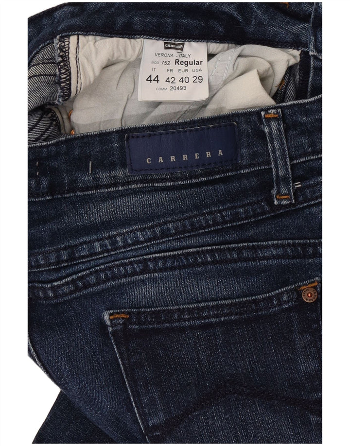 Carrera Damen 752 Straight Jeans IT 44 Medium W29 L29 Marineblau