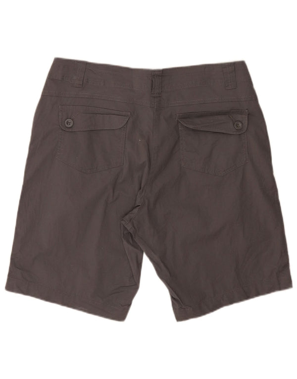 Mountain Warehouse Chino-Shorts für Damen, UK 14, Größe L, W34, graue Baumwolle