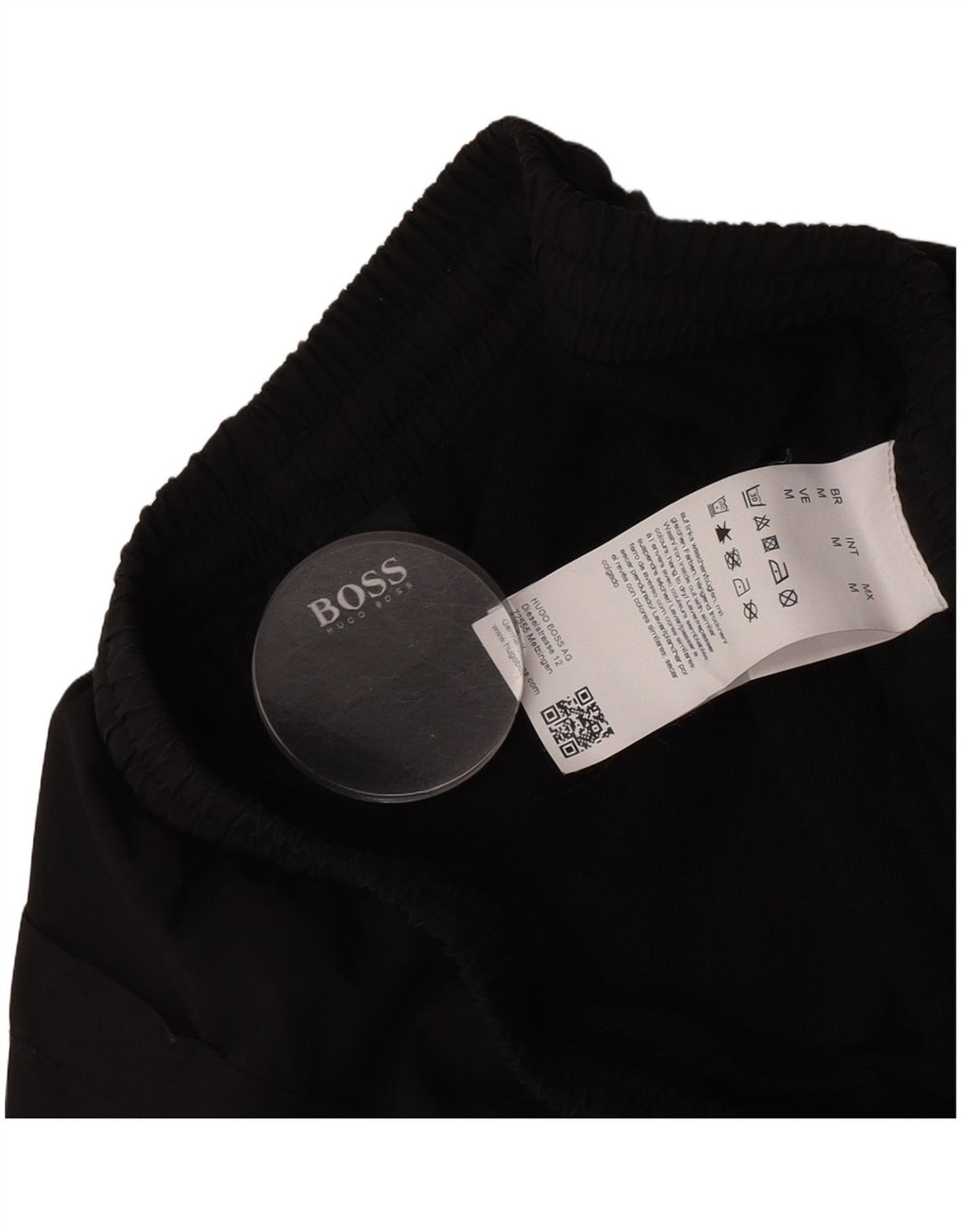 Hugo Boss Herren Badeshorts Medium Schwarz Polyester