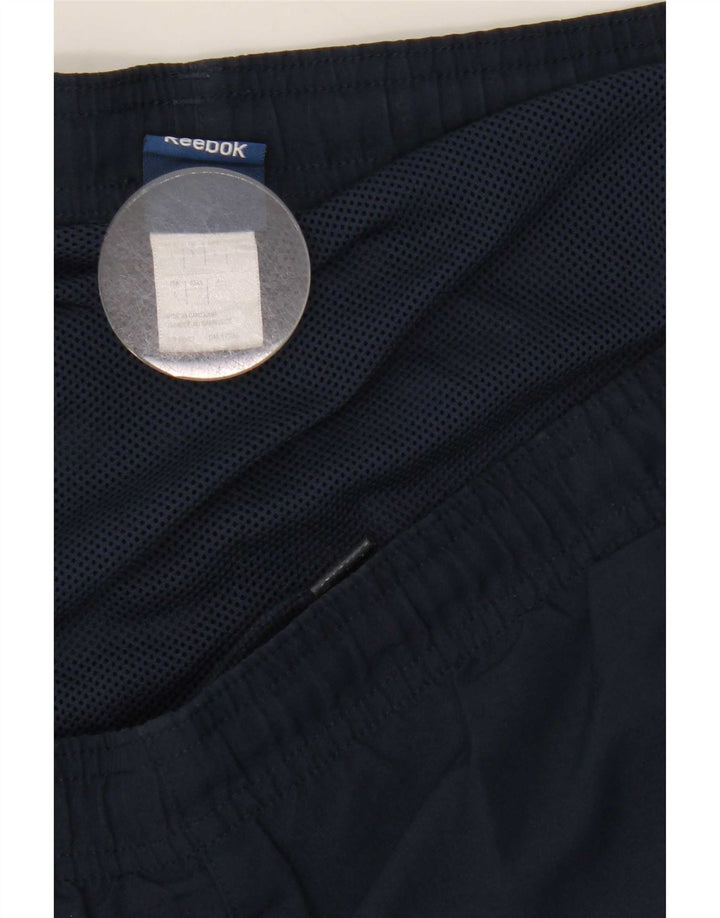 Reebok Herren Graphic Sport Shorts Large Marineblau Polyester