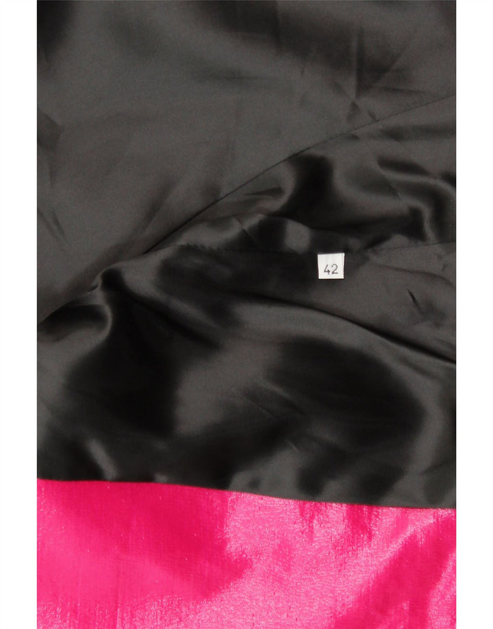 Vintage Damen 1 Knopf Blazer Jacke IT 42 Mittelrosa