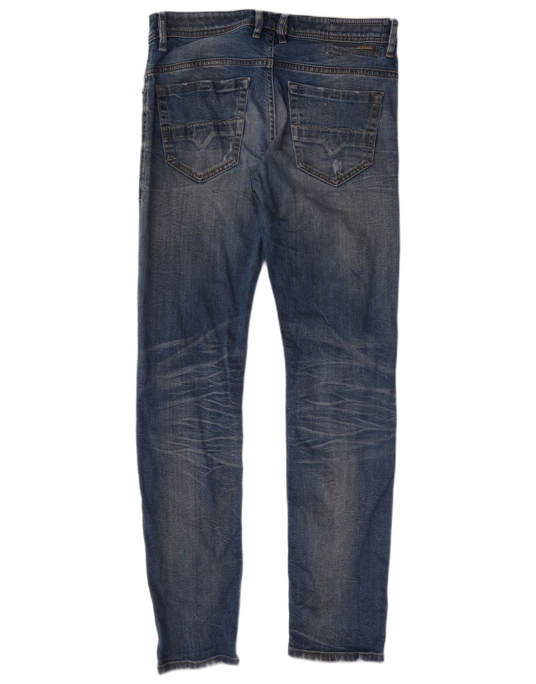 Diesel Herren Thommer Distressed Slim Skinny Jeans W31 L32 Blaue Baumwolle