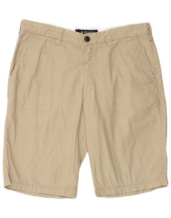 PECKOTT Herren Chinoshorts IT 52 XL W36 Beige Baumwolle