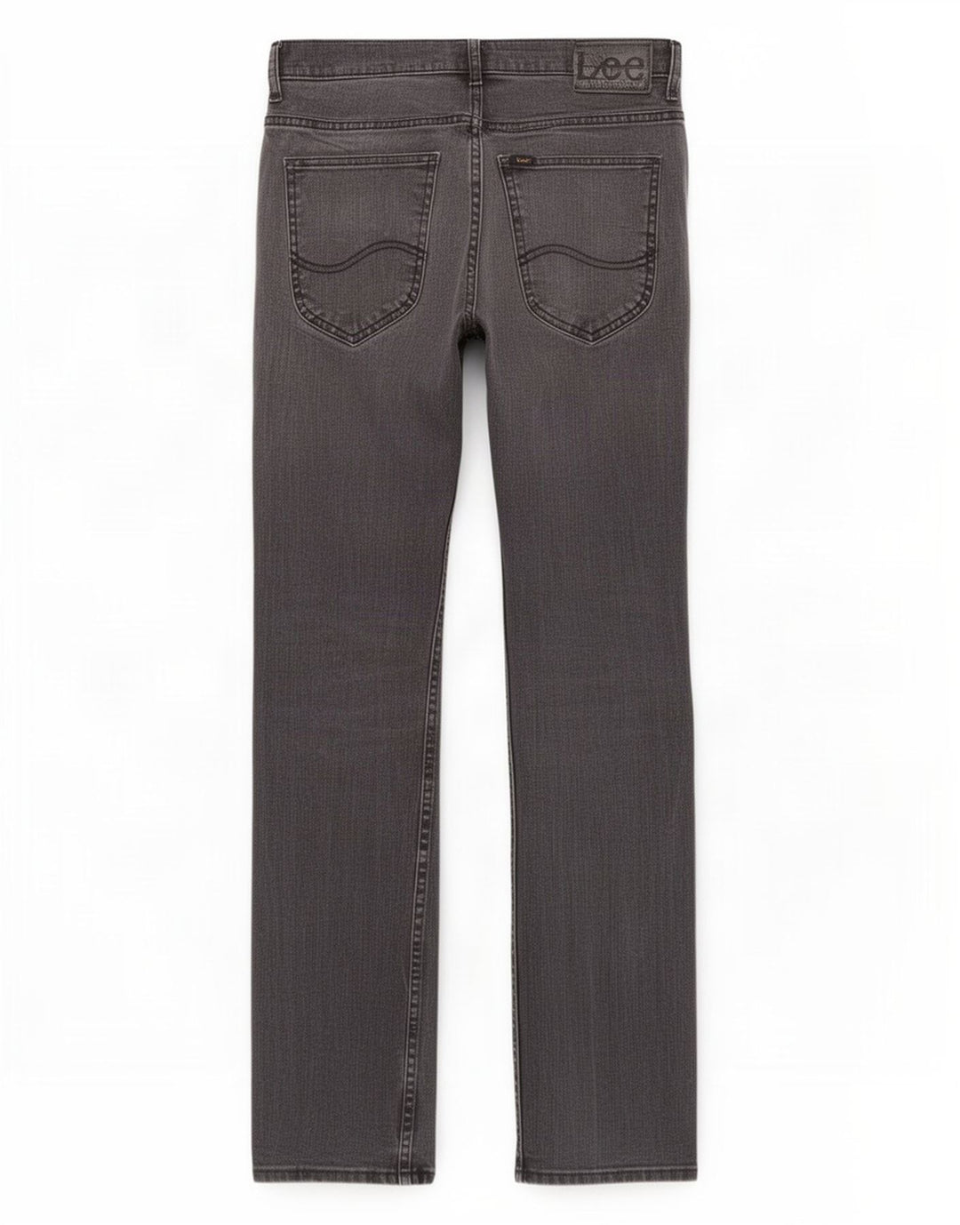 Lee Herren Straight Jeans W29 L32 Graue Baumwolle