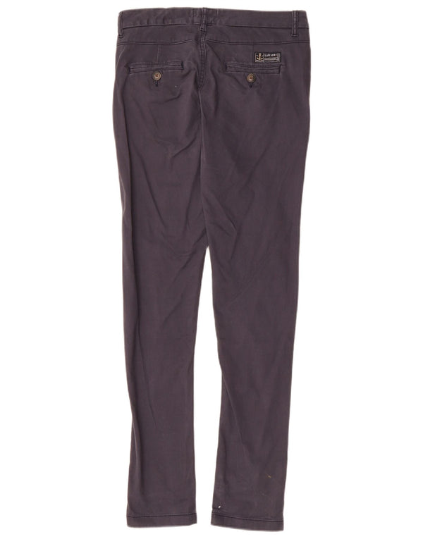 SUPERDRY Skinny Chino-Hose für Damen, XS, W25, L30, Marineblau, Baumwolle