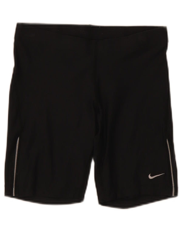 Nike Damen Sportshorts UK 6/8 XS Schwarzes Nylon