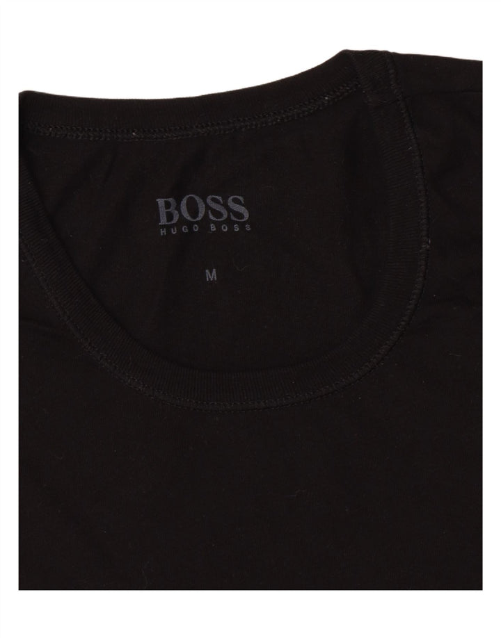 Hugo Boss Herren T-Shirt Top Medium Schwarz