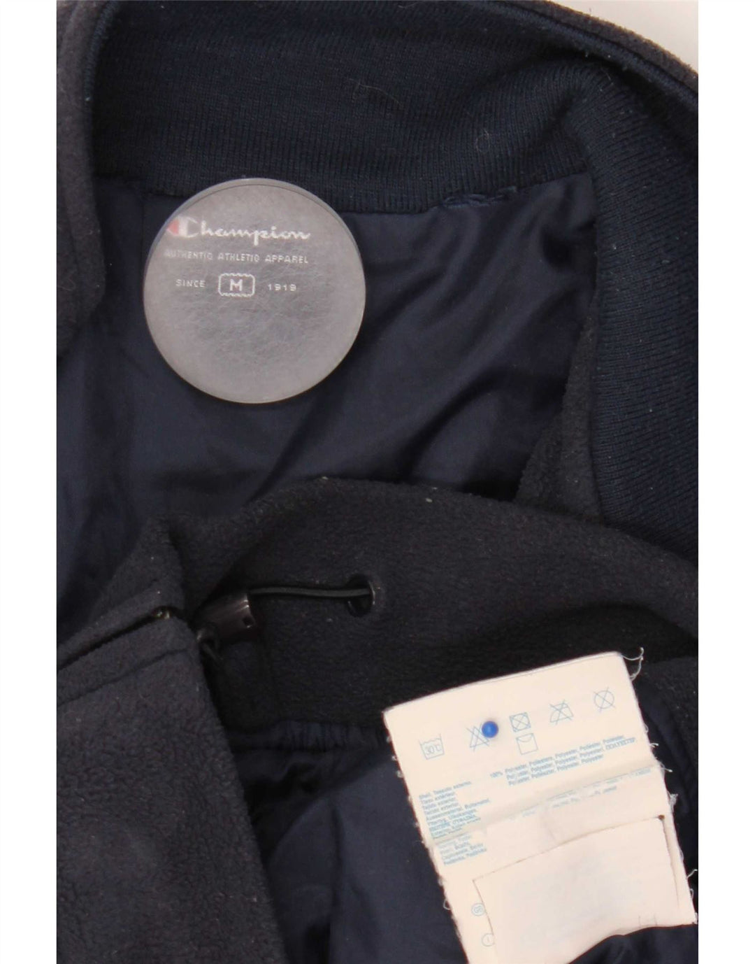 Champion Herren Fleecejacke UK 38 Medium Marineblau Polyester