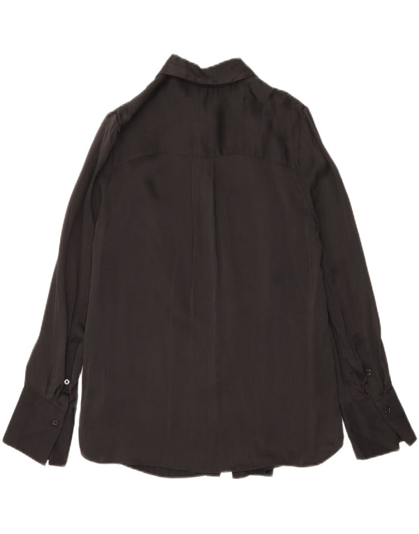 Autograph Damen-Formalhemd, UK 6, XS, schwarze Seide
