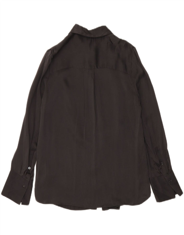 Autograph Damen-Formalhemd, UK 6, XS, schwarze Seide