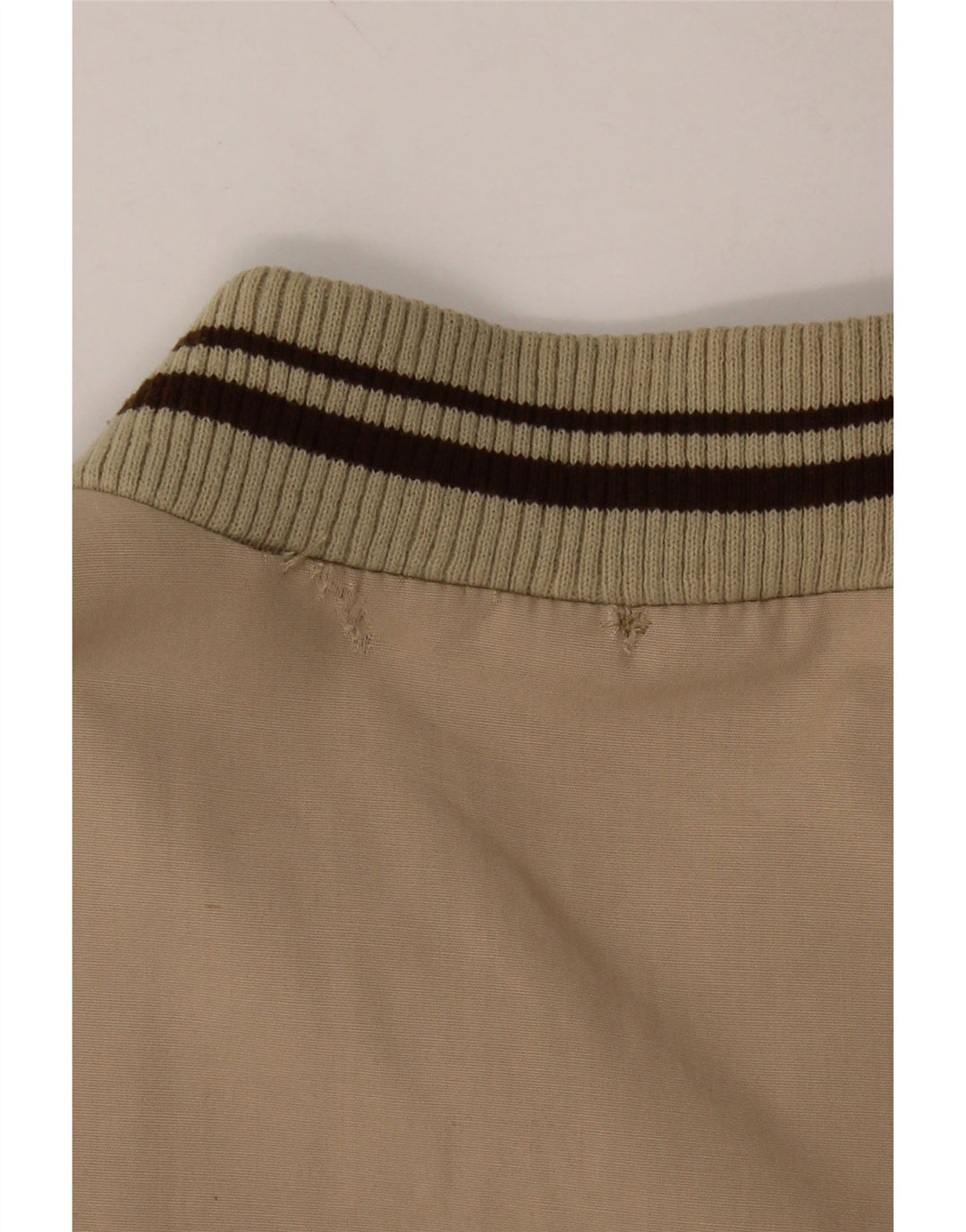 VINTAGE Mens Bomber Jacket IT 52 XL Beige Polyester Vintage Vintage and Second-Hand Vintage from Messina Hembry 