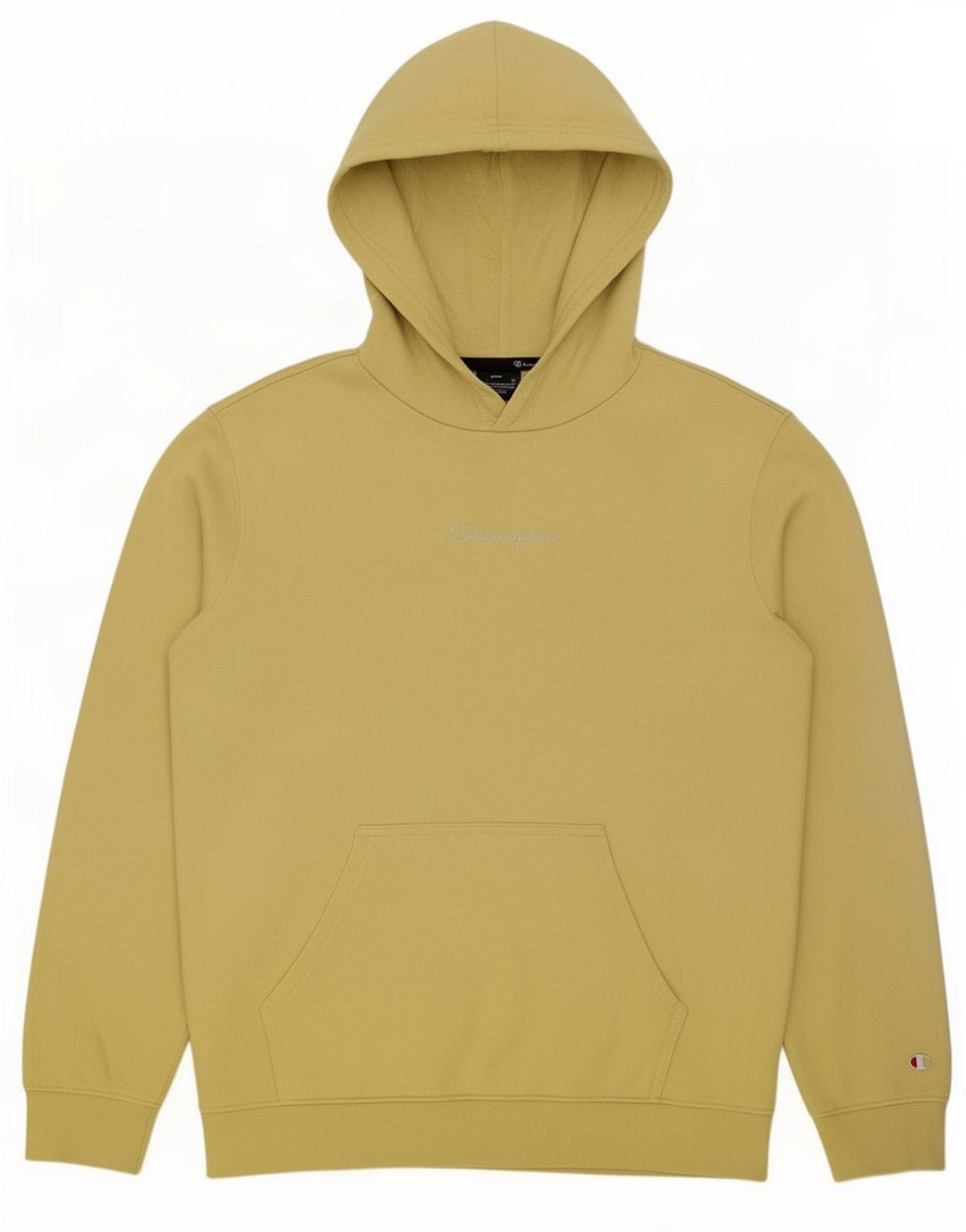 Champion Herren-Kapuzenpullover, groß, gelbe Baumwolle