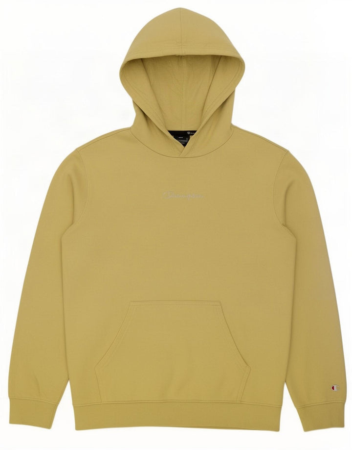 Champion Herren-Kapuzenpullover, groß, gelbe Baumwolle