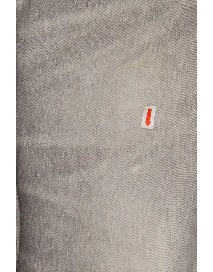CALVIN KLEIN Womens Denim Shorts W30 Medium Grey Cotton