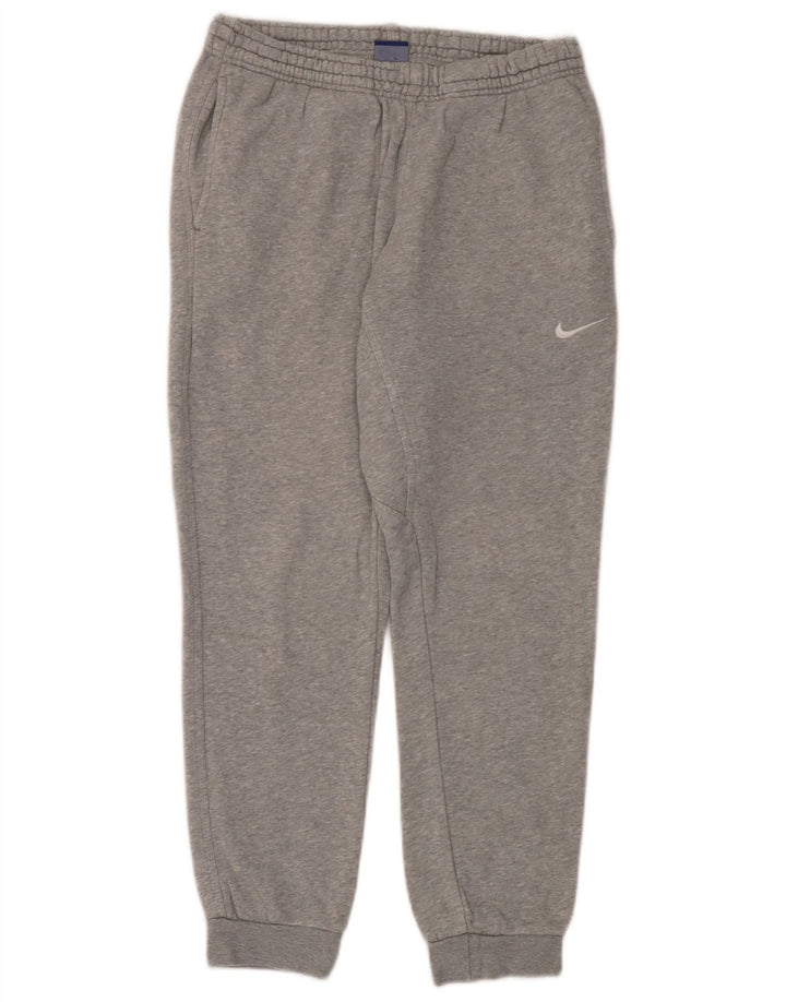 Nike Herren-Trainingshose, Jogginghose, groß, graue Baumwolle