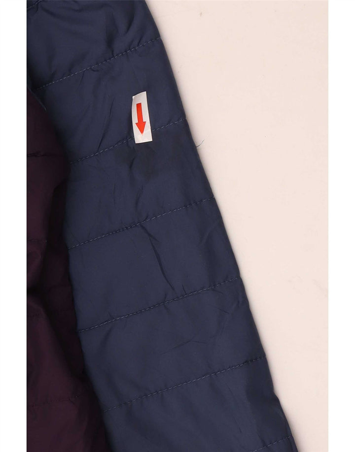 Columbia Herren-Jacke mit Kapuze, gepolstert, UK 36, Größe S, blau, Colourblock-Polyester