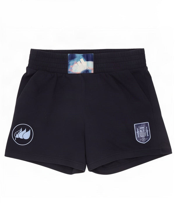 Adidas Herren Graphic Sport Shorts UK 8/10 Small Marineblau Baumwolle