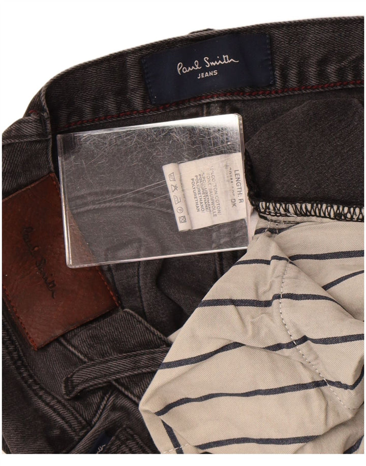 Paul Smith Herren Slim Jeans W34 L31 Schwarze Baumwolle
