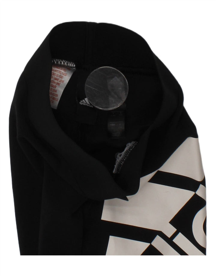 Adidas Mädchen Grafik-Leggings, 4–5 Jahre, Schwarz, Sport