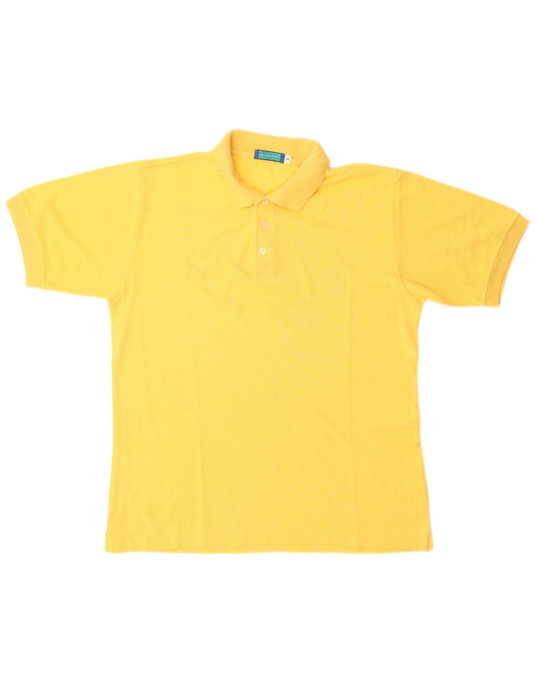 Belfe & Belfe Herren Poloshirt IT 46 Small Gelb Baumwolle