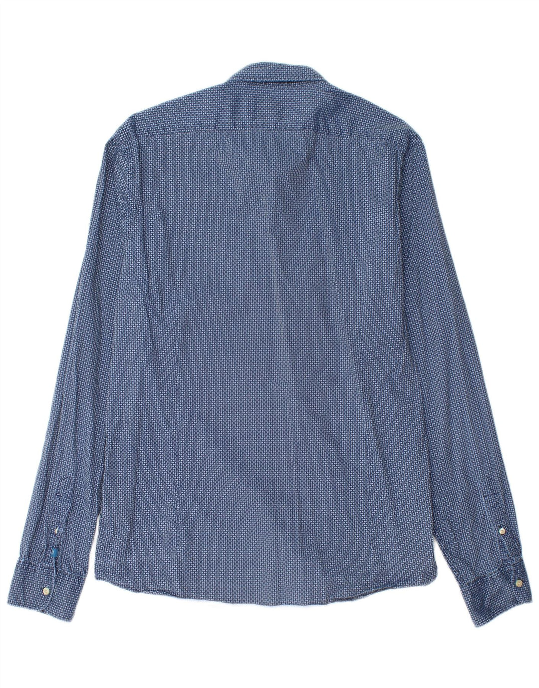 Scotch & Soda Slim-Hemd für Herren, groß, blau, geometrisch, Baumwolle