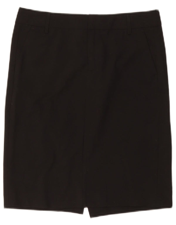 Gap Damen Bleistiftrock W28 Mittelschwarzes Polyester
