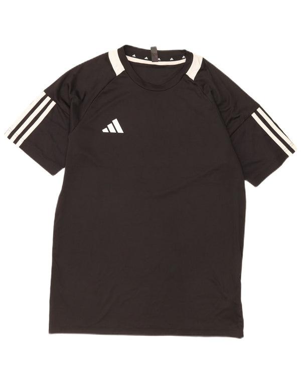 Adidas Herren Aeroready T-Shirt Top Small Schwarz Colourblock Polyester