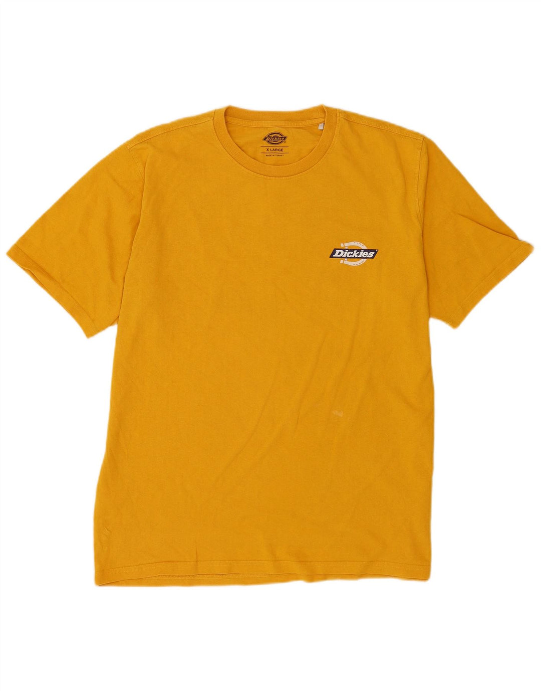 Dickies Herren Grafik-T-Shirt-Oberteil XL aus gelber Baumwolle