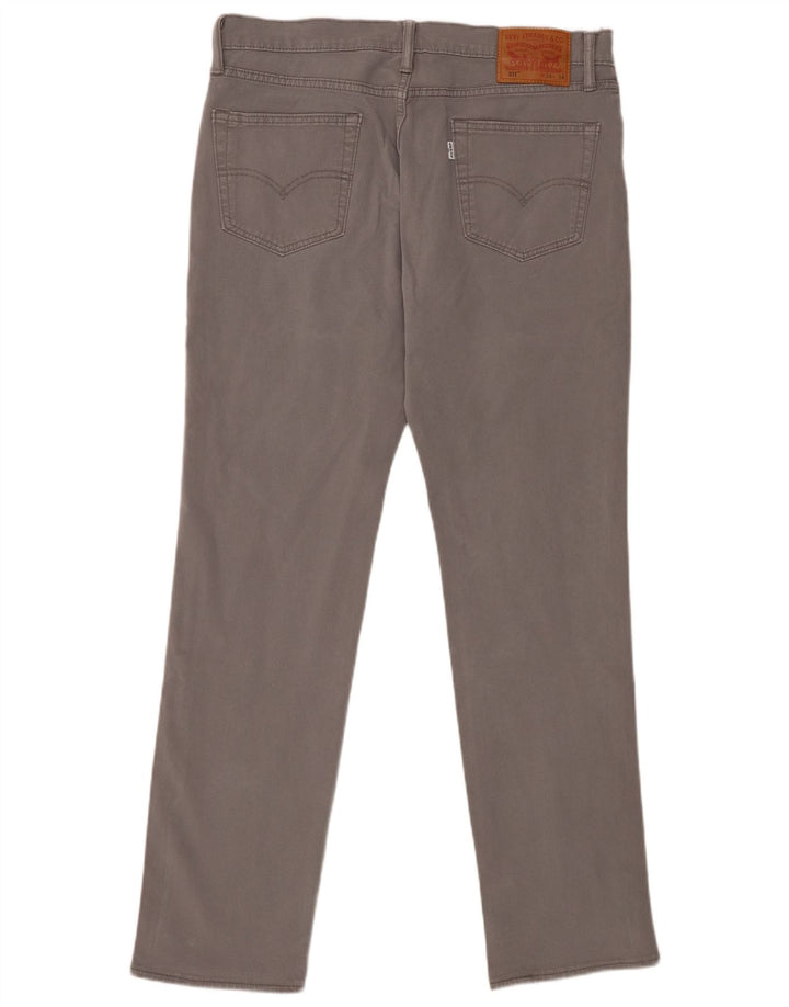Levi's Herren 511 Slim Jeans W34 L34 Graue Baumwolle