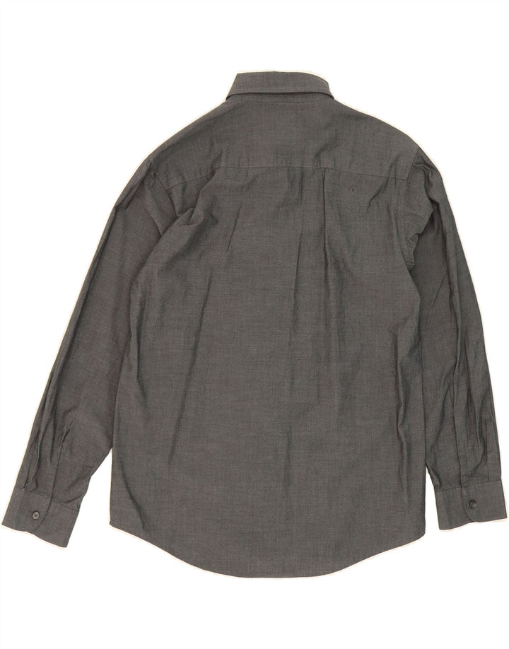 CHAPS Boys Shirt 14-15 Years Large  Grey Cotton Vintage Chaps and Second-Hand Chaps from Messina Hembry 