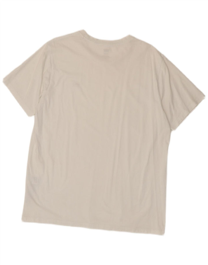 Levi's Herren Standard T-Shirt Top Large Weiß Baumwolle
