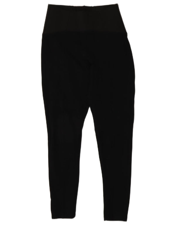 Marks & Spencer Damen Leggings UK 8 Small Schwarze Viskose