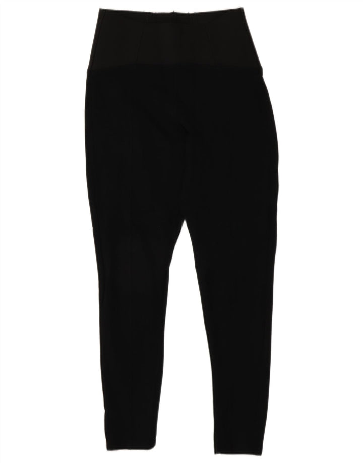 Marks & Spencer Damen Leggings UK 8 Small Schwarze Viskose