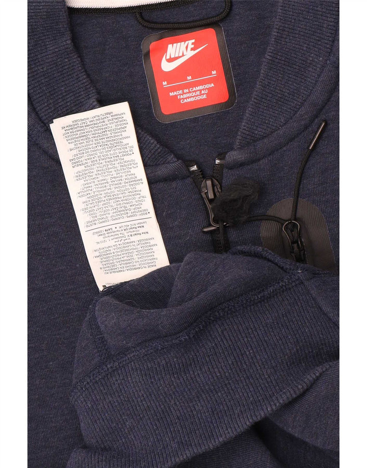 Nike Herren-Trainingsanzug-Oberteil aus Baumwolle in mittlerem Marineblau