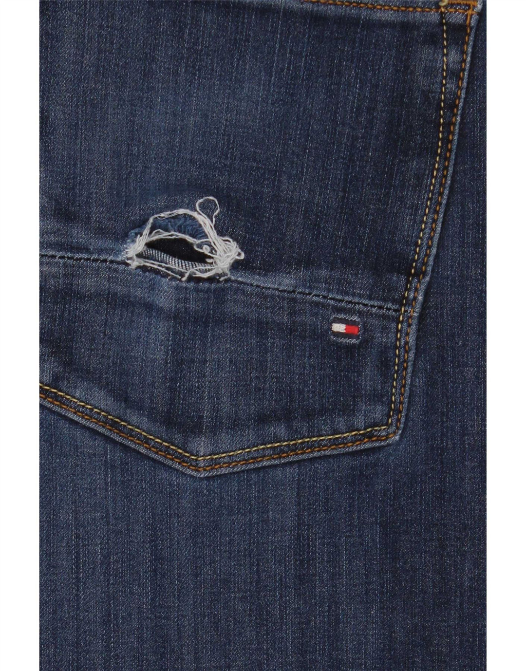 Tommy Hilfiger Herren Bleecker Slim Jeans W34 L36 Blaue Baumwolle