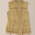 BKE Womens Utility Gilet UK 10 Small Beige Cotton Vintage BKE and Second-Hand BKE from Messina Hembry 