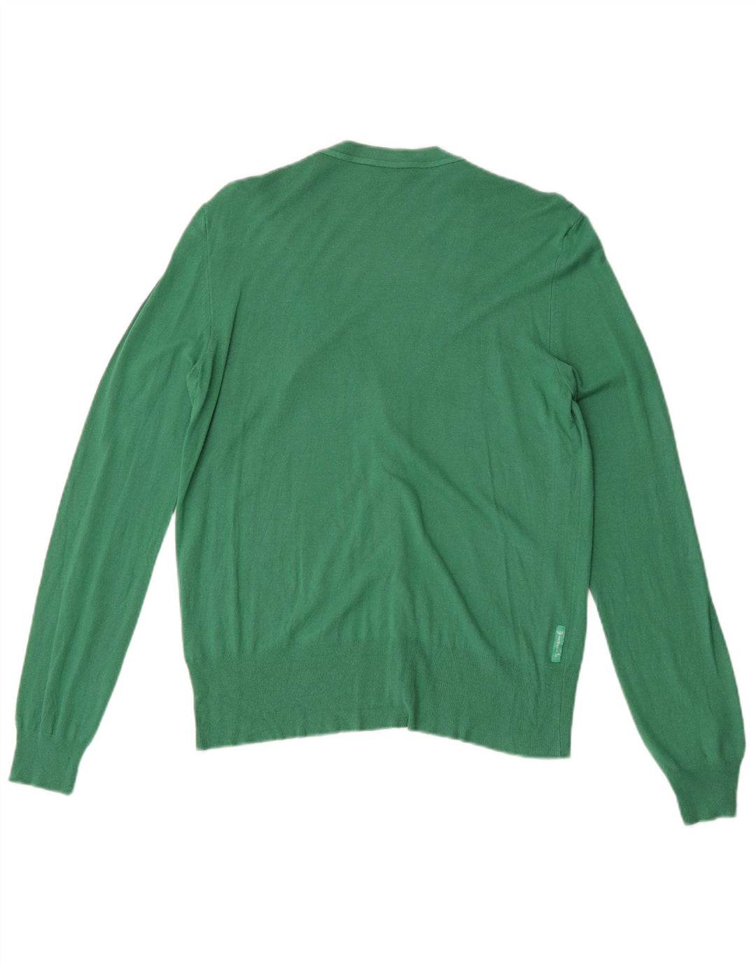 Armani Jeans Damen Strickjacke UK 12 Mittelgrün