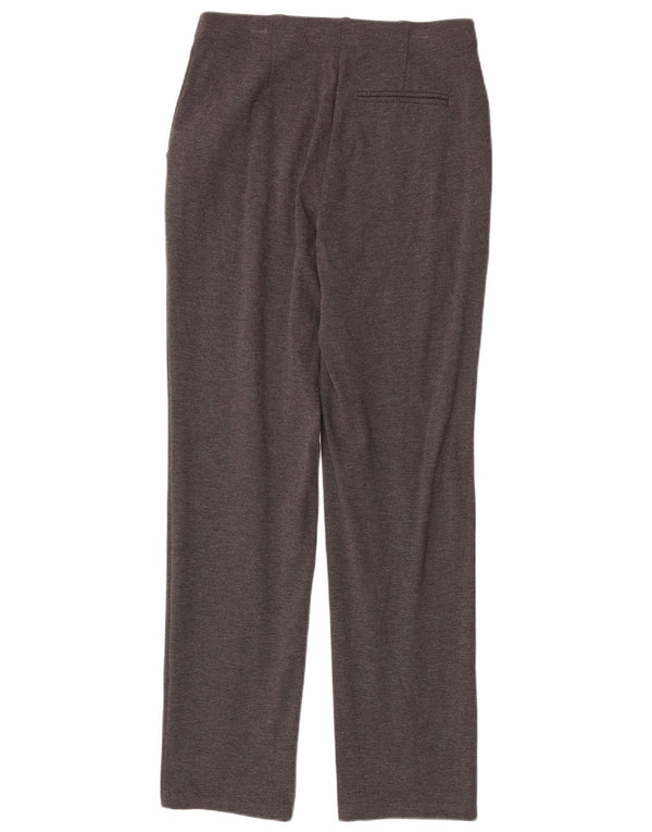 Marks & Spencer Damen Slim Chinohose UK 10 Small W28 L30 Graue Viskose